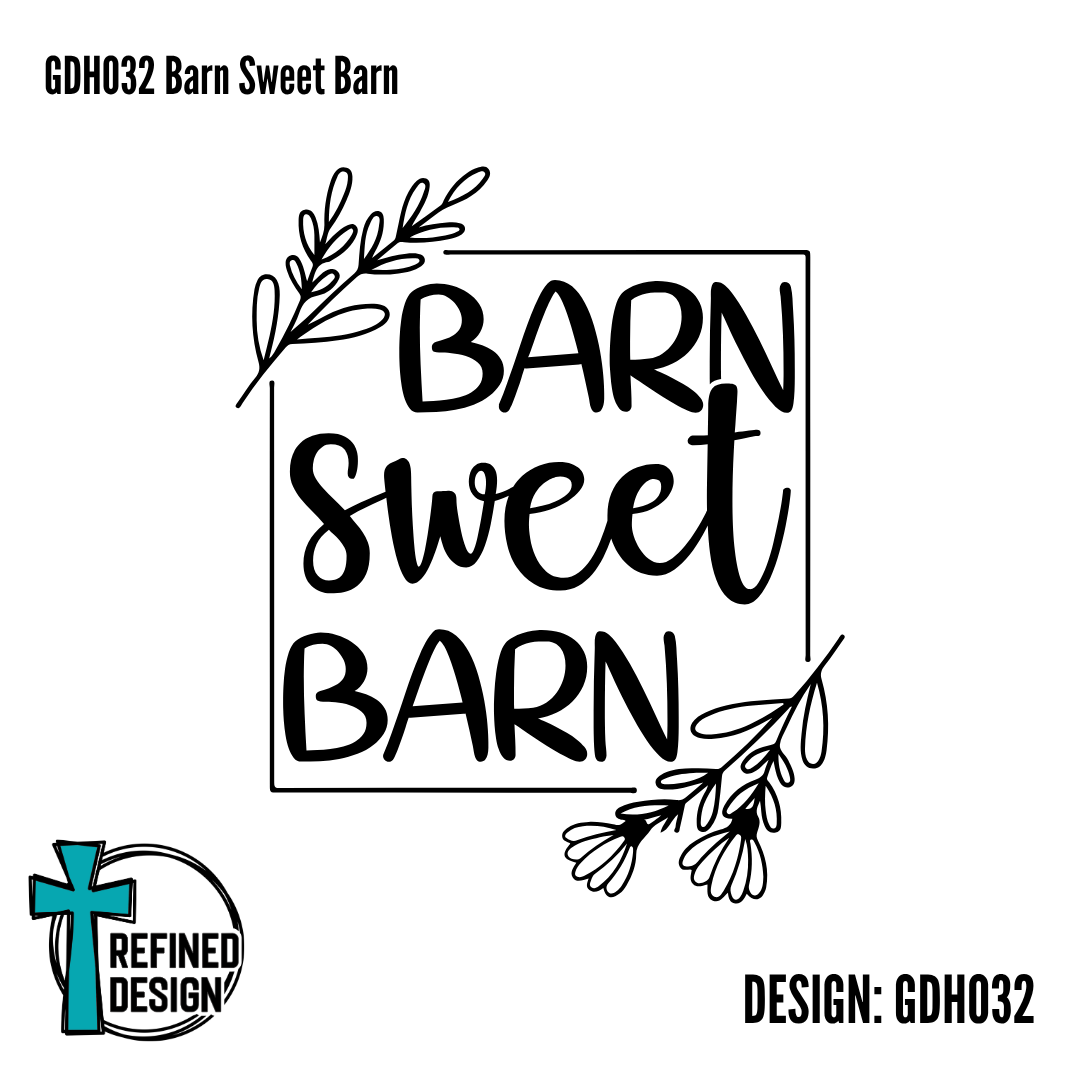 GDH032 Barn Sweet Barn