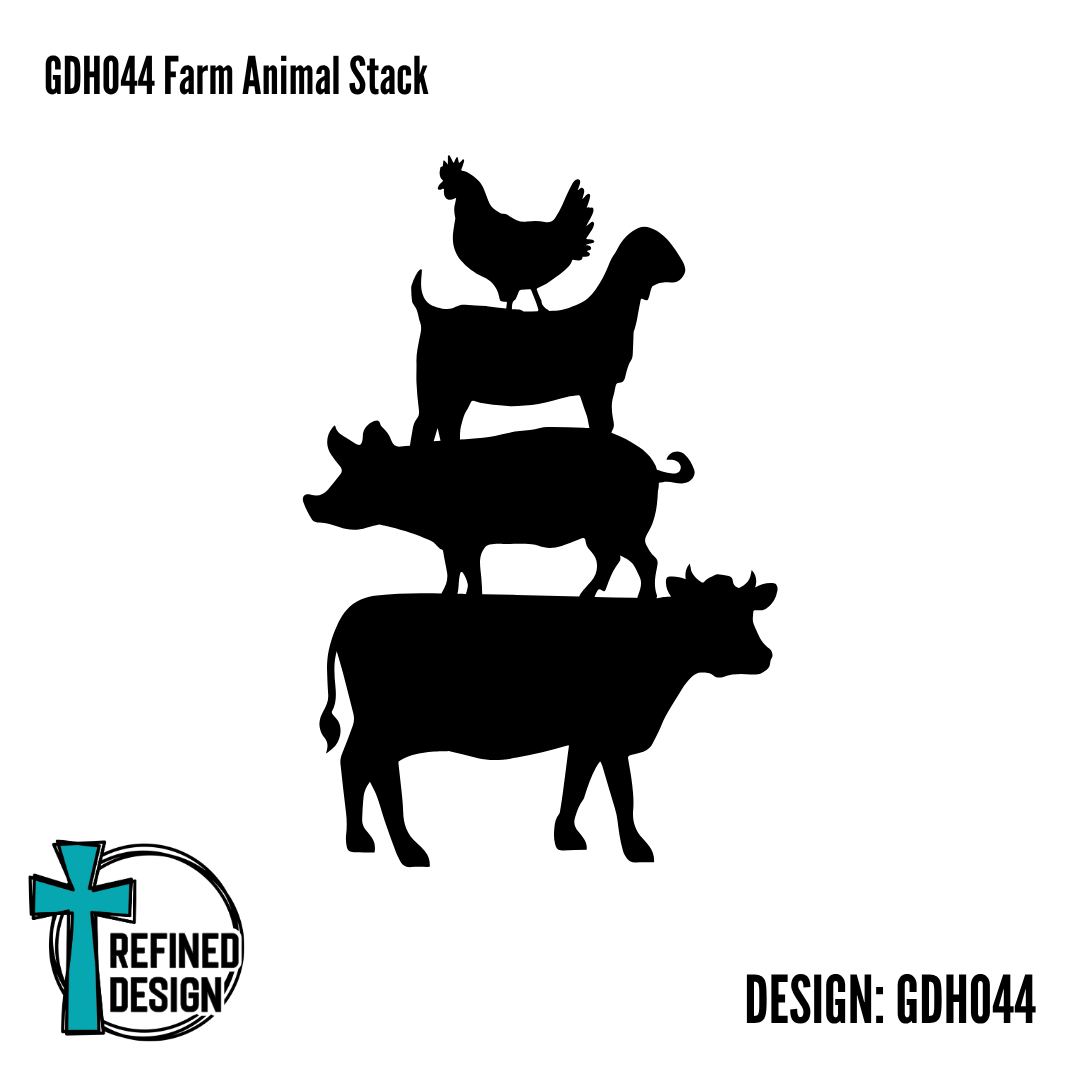 GDH044 Farm Animal Stack