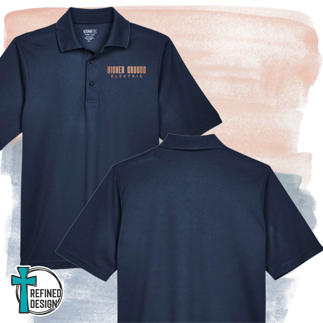 Higher Ground Navy Polo