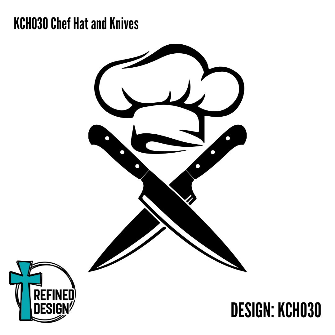 KCH030 Chef Hat and Knives