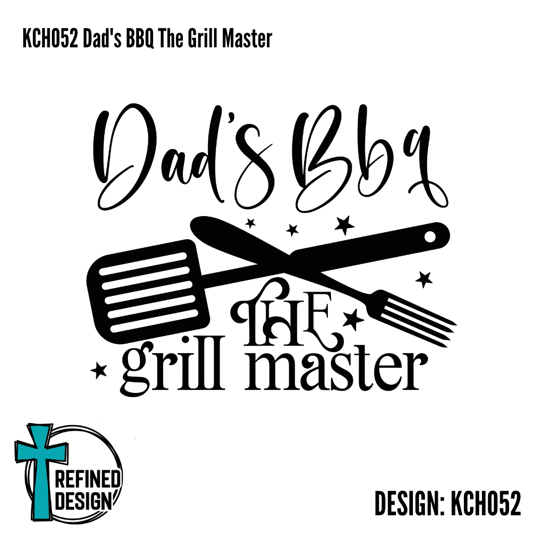 KCH052 Dad's BBQ The Grill Master