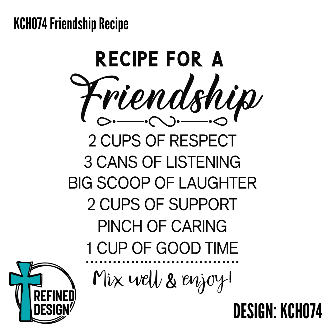 KCH074 Friendship Recipe