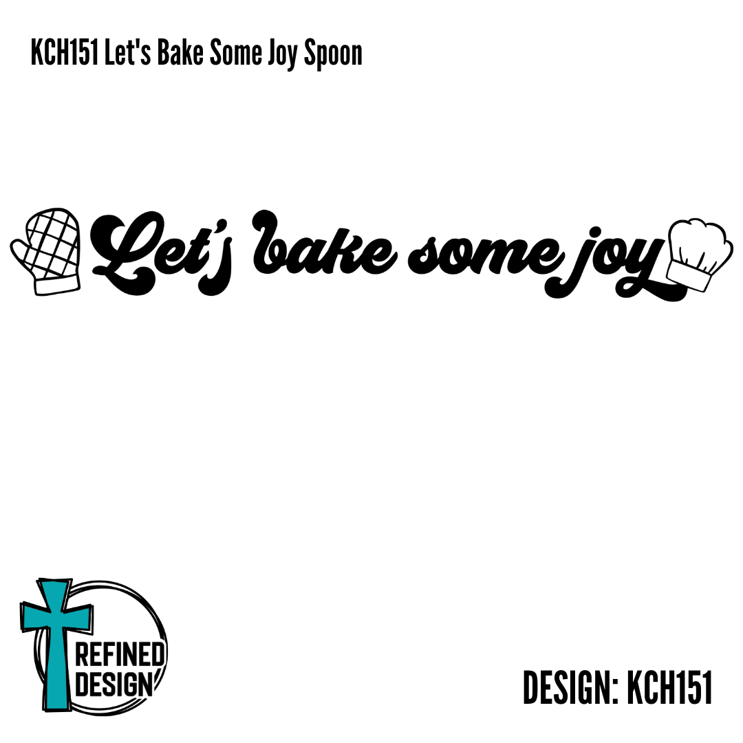 KCH151 Let's Bake Some Joy Spoon
