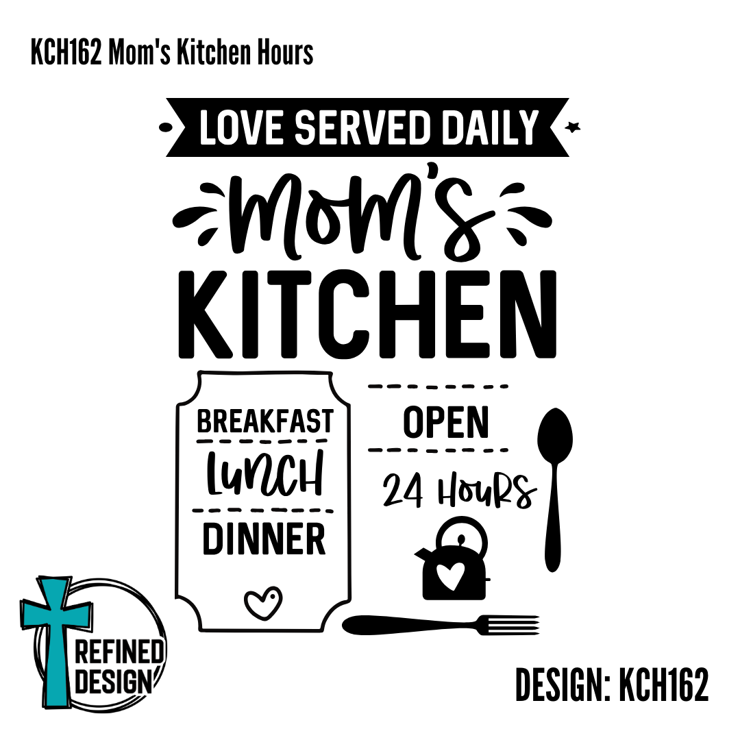 KCH162 Mom's Kitchen hours