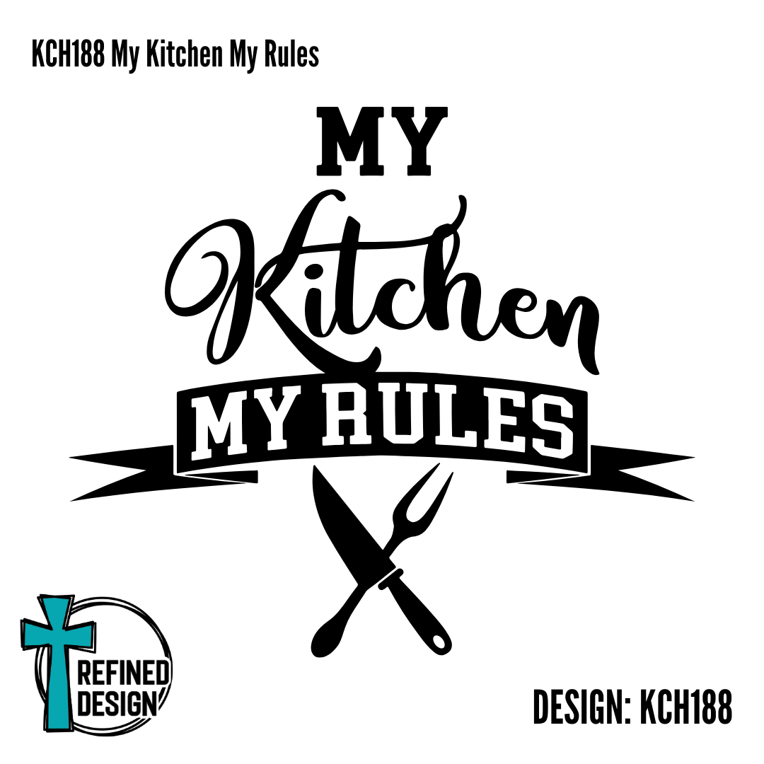 KCH188 My Kitchen My Rules