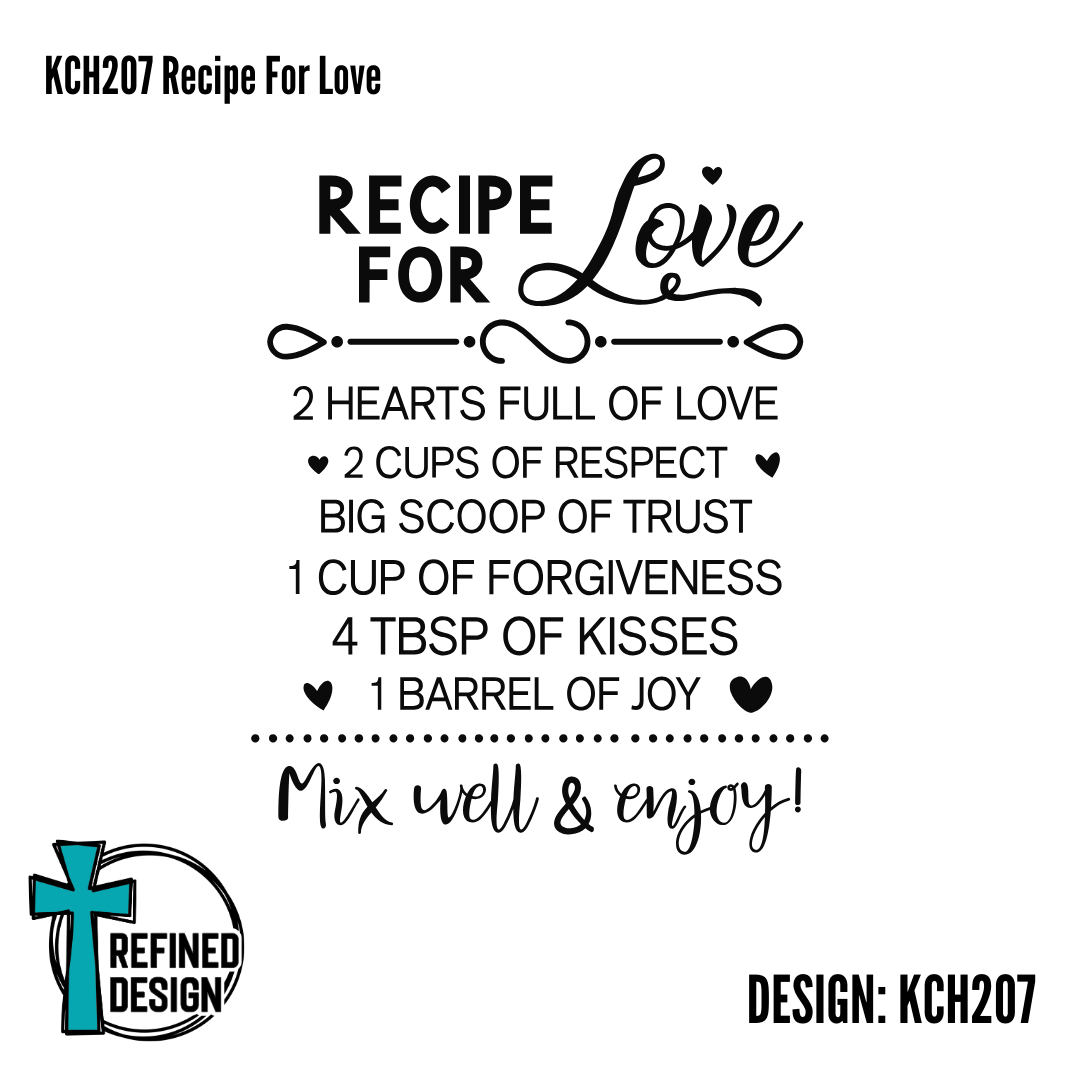 KCH207 Recipe For Love