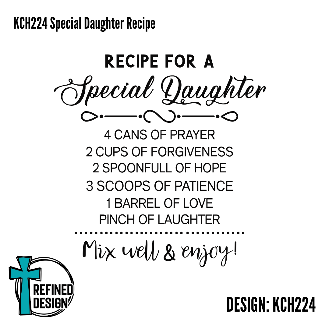 KCH224 Special Daughter Recipe