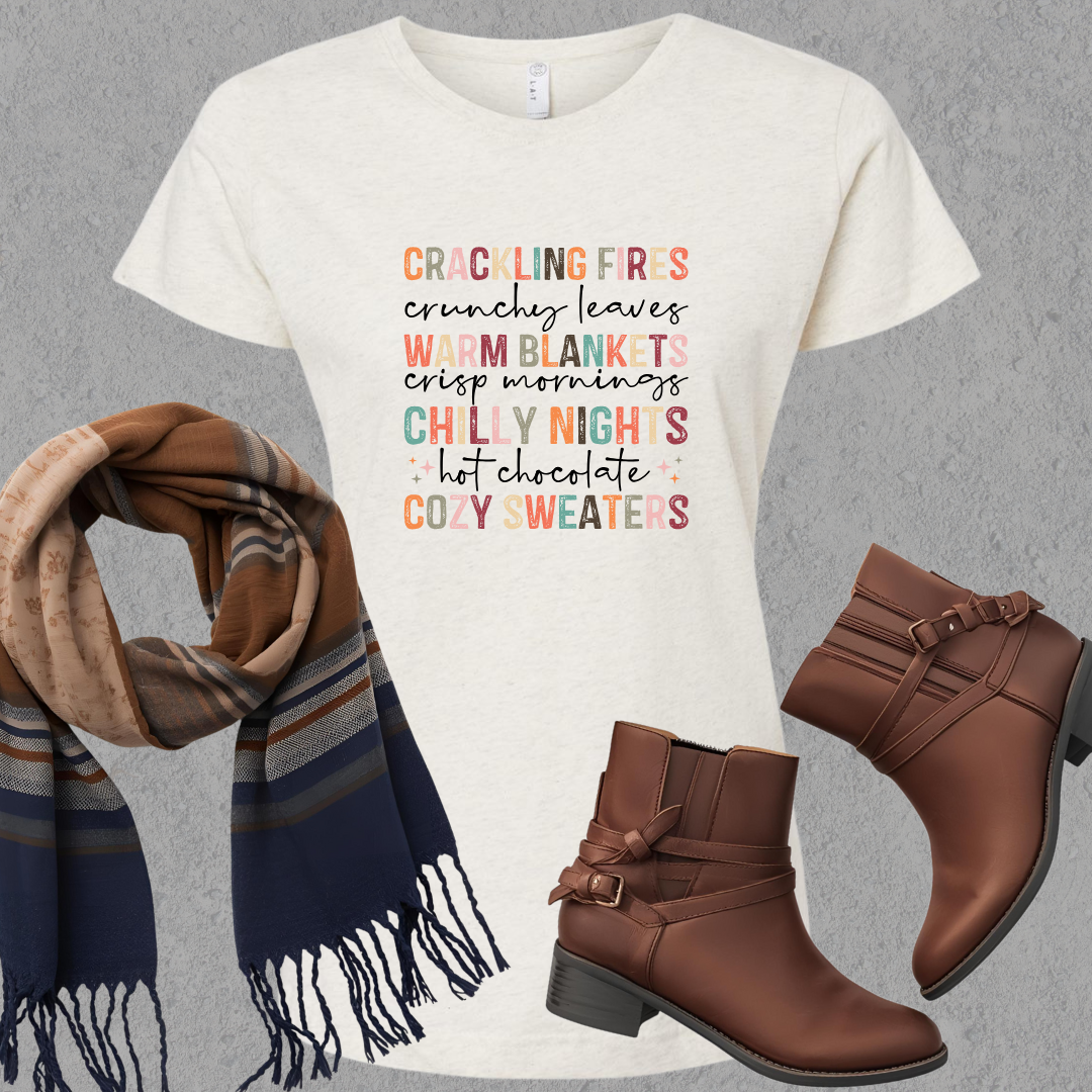 Cozy Fall Vibes Ladies Tee