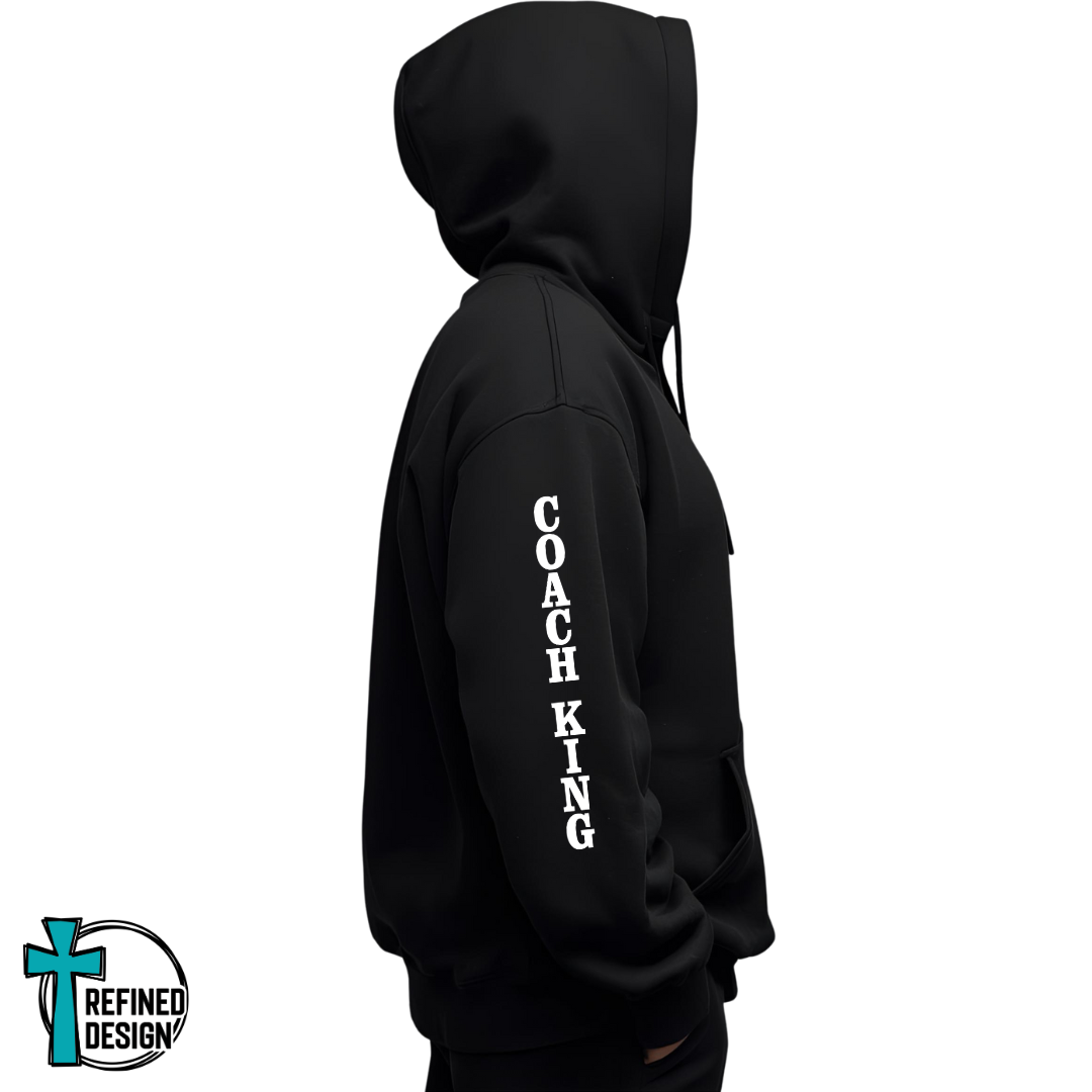 Knights Volleyball Black Hooded Sweatshirt (Option A)