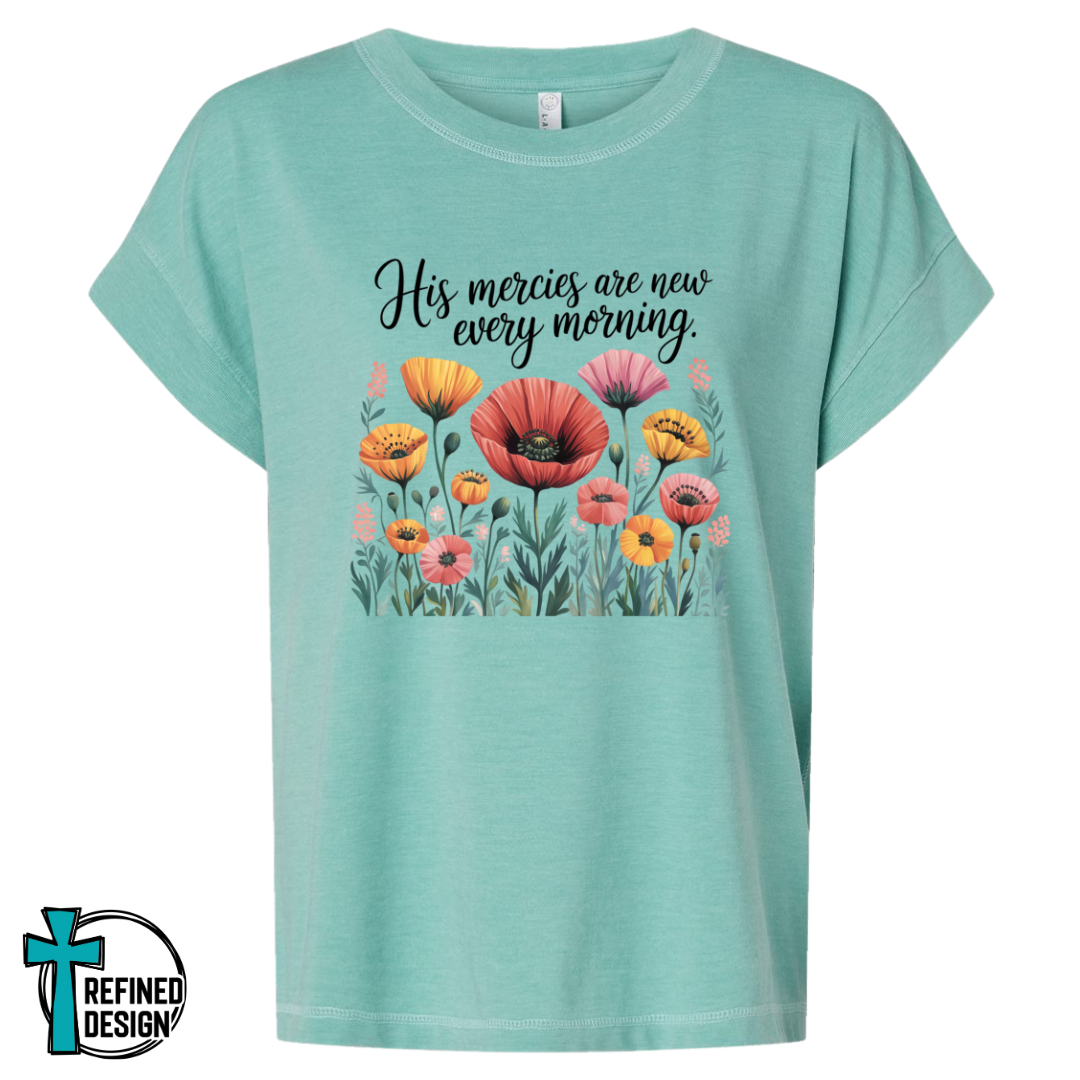 His Mercies Are New Every Morning – Vintage Washed Tee