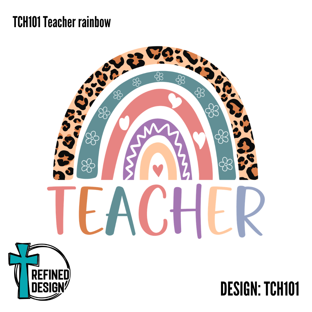 TCH101 Teacher rainbow