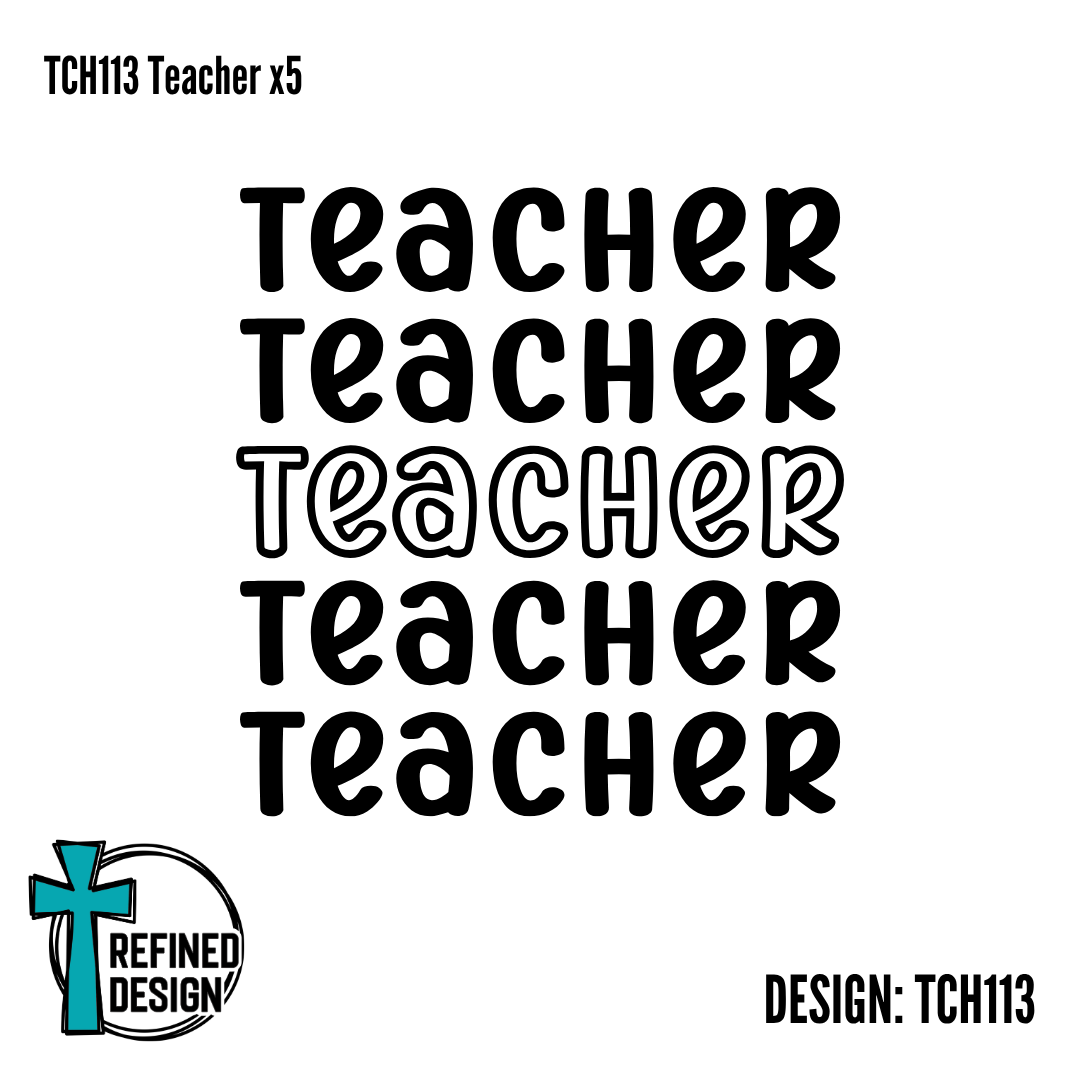 TCH113 Teacher x5