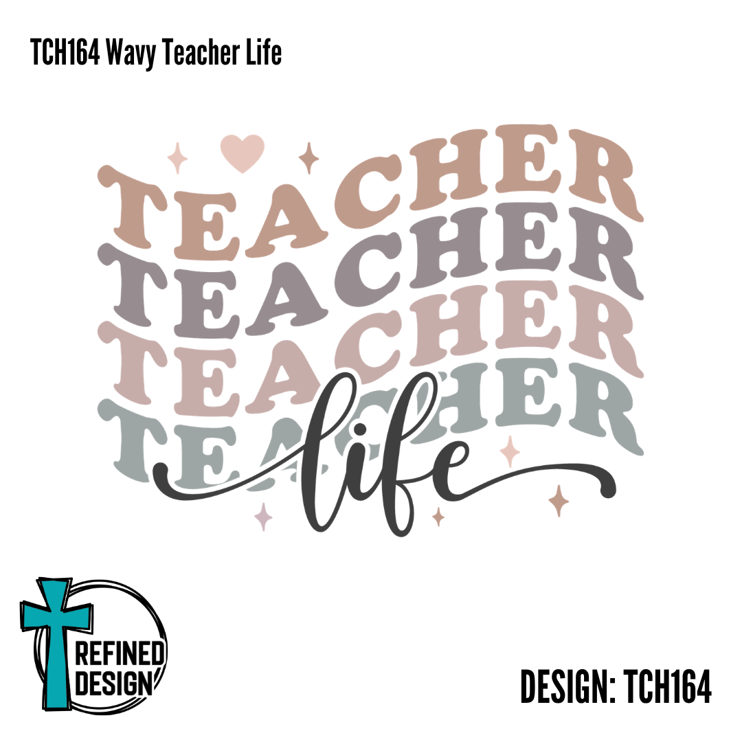 TCH164 Wavy Teacher Life
