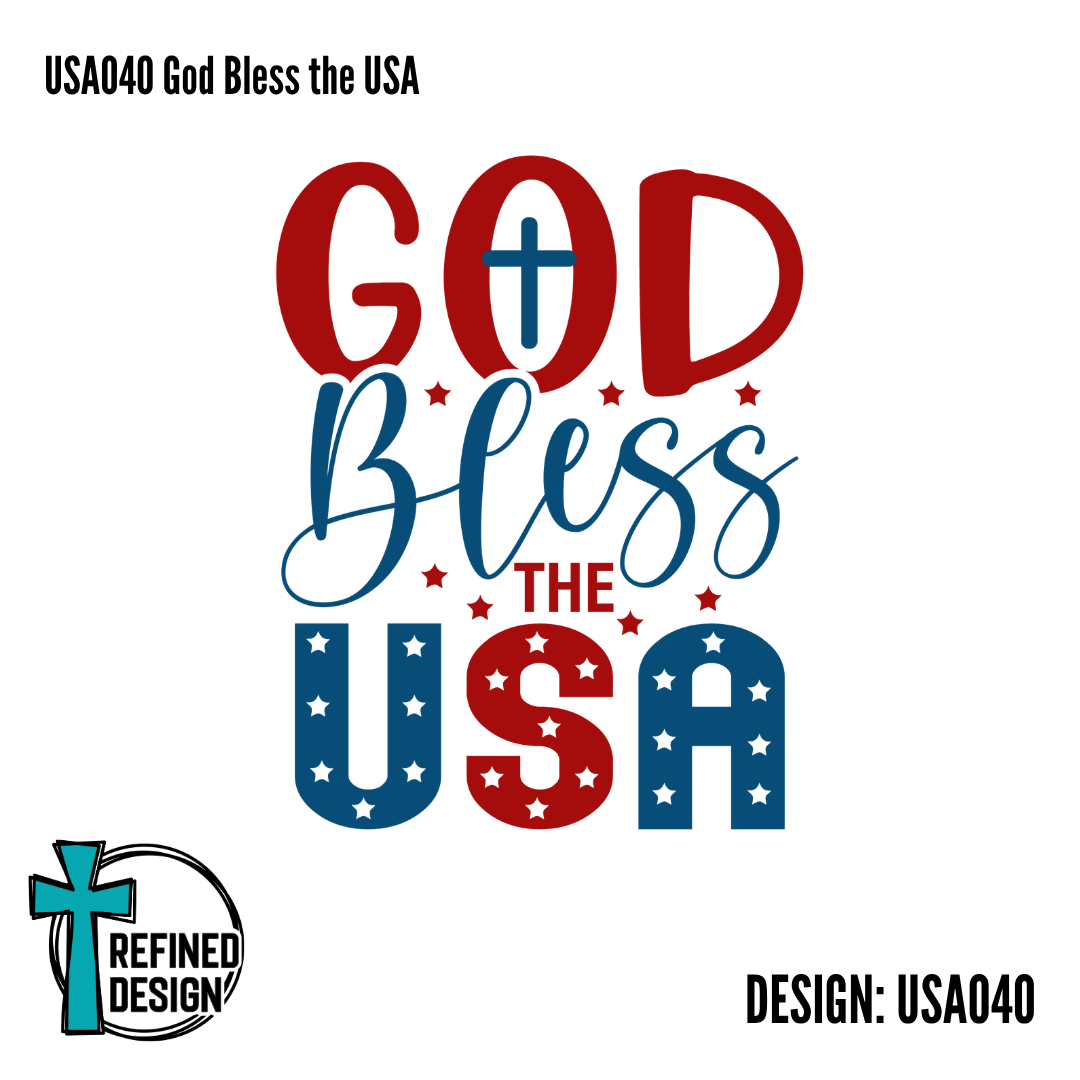 USA040 God Bless the USA