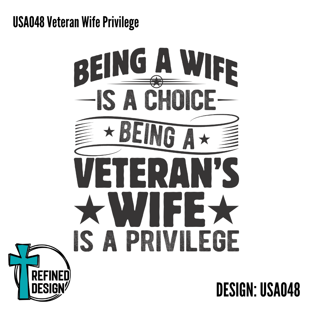 USA048 Veteran Wife Privilege