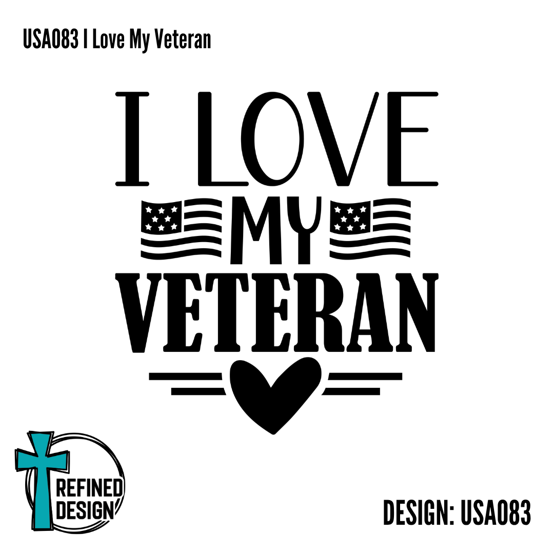 USA083 I Love My Veteran