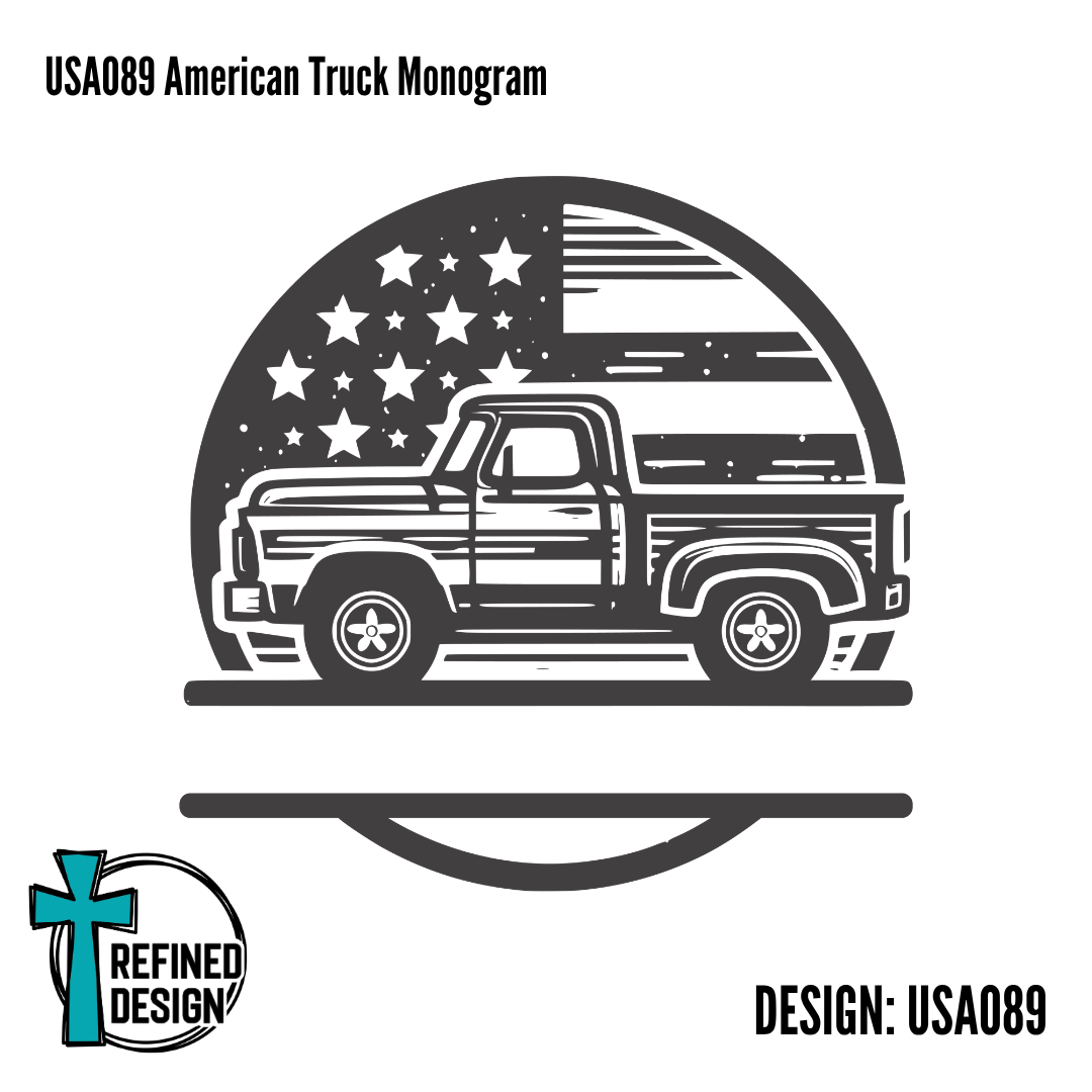 USA089 American Truck Monogram