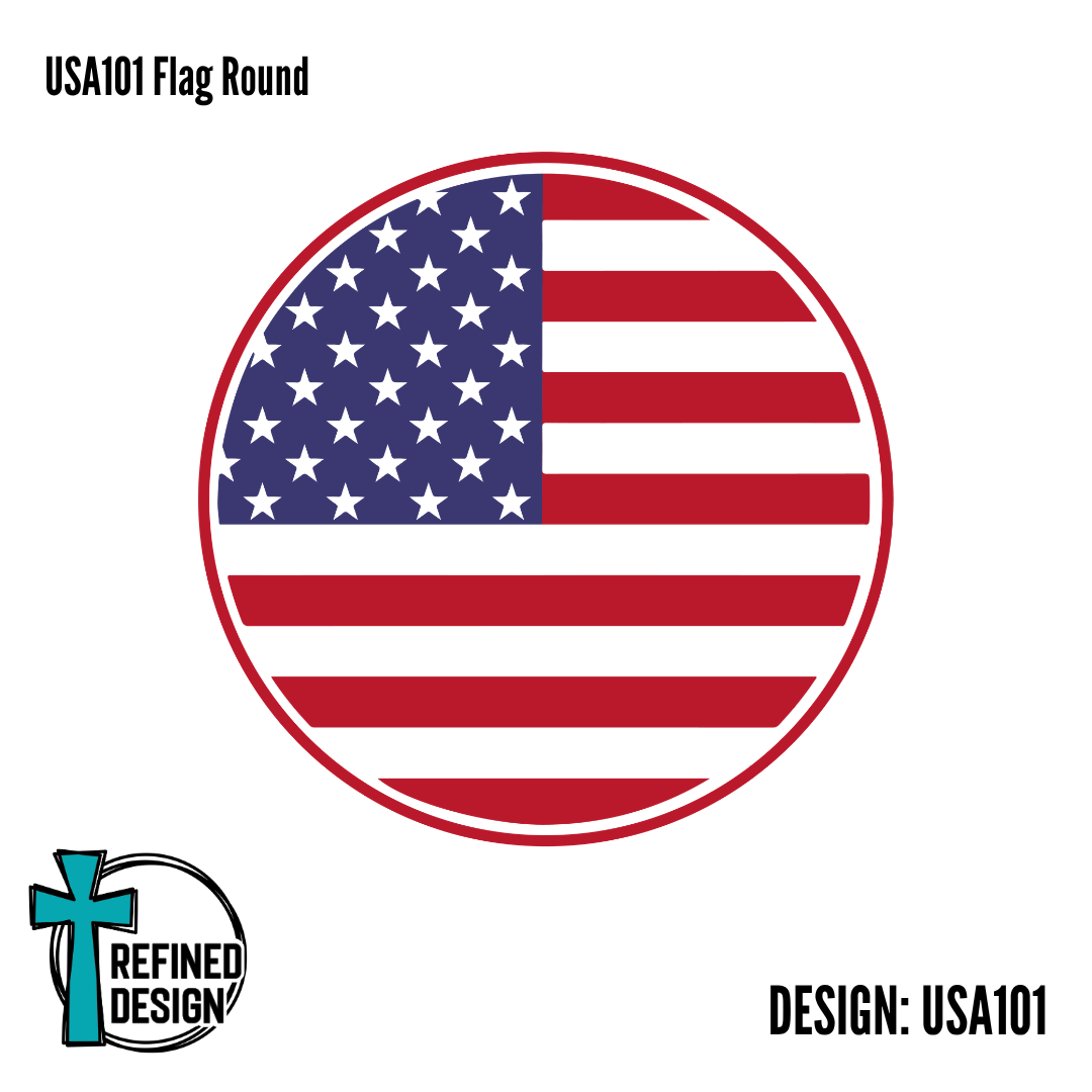 USA101 Flag Round