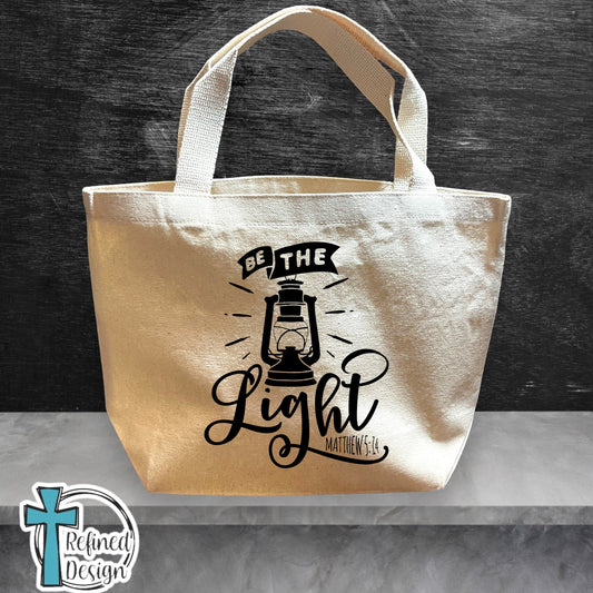 "Be the Light" Bible Bag