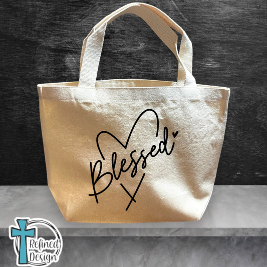 "Blessed Heart" Bible Bag