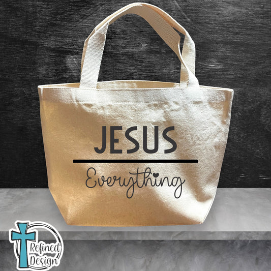 "Jesus Over Everything" Bible Bag