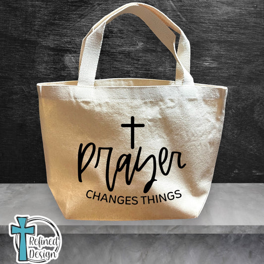 "Prayer Changes Things" Bible Bag