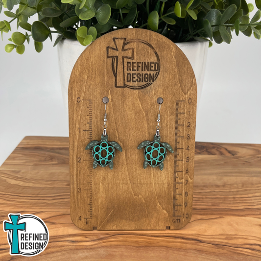 Petite Seabreeze Sanctuary Turtle Earrings