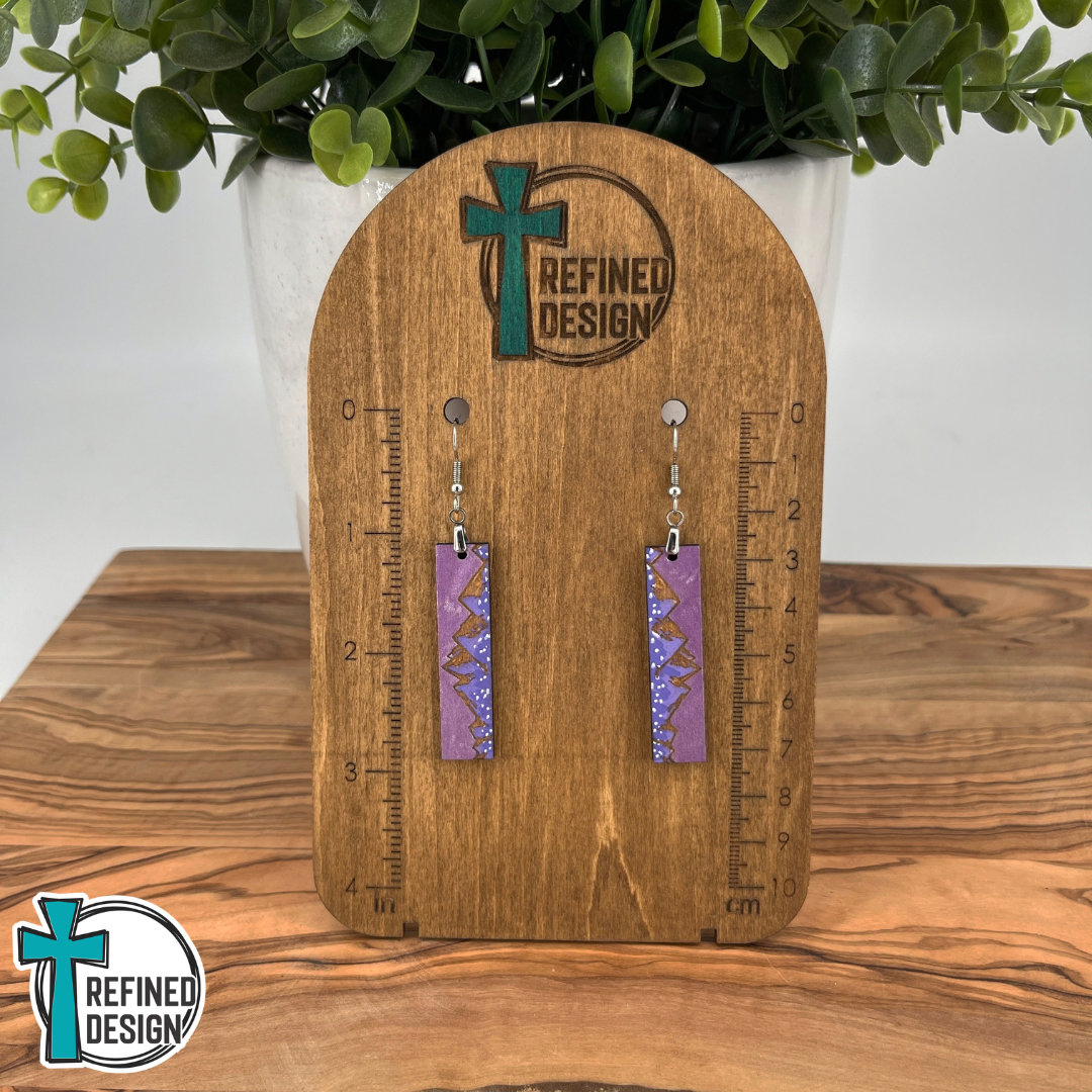 Amethyst Peaks Earrings
