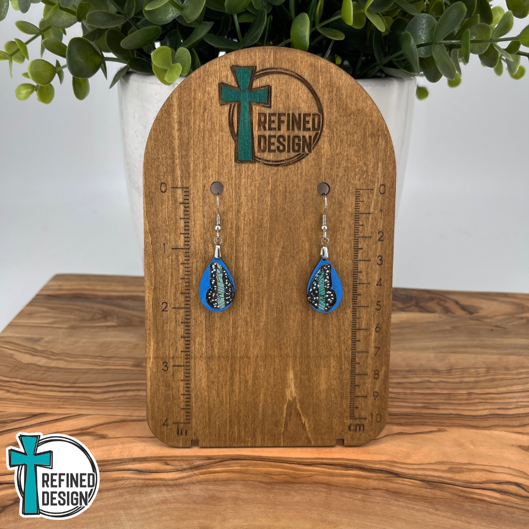 Petite Sapphire Skies Butterfly Earrings