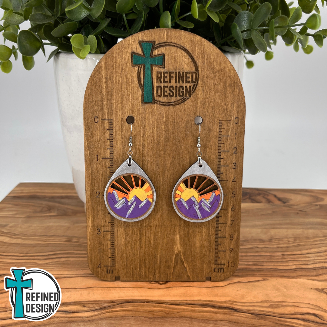 Amethyst Horizon Earrings