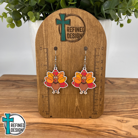Turkey Day Touchdown Earrings