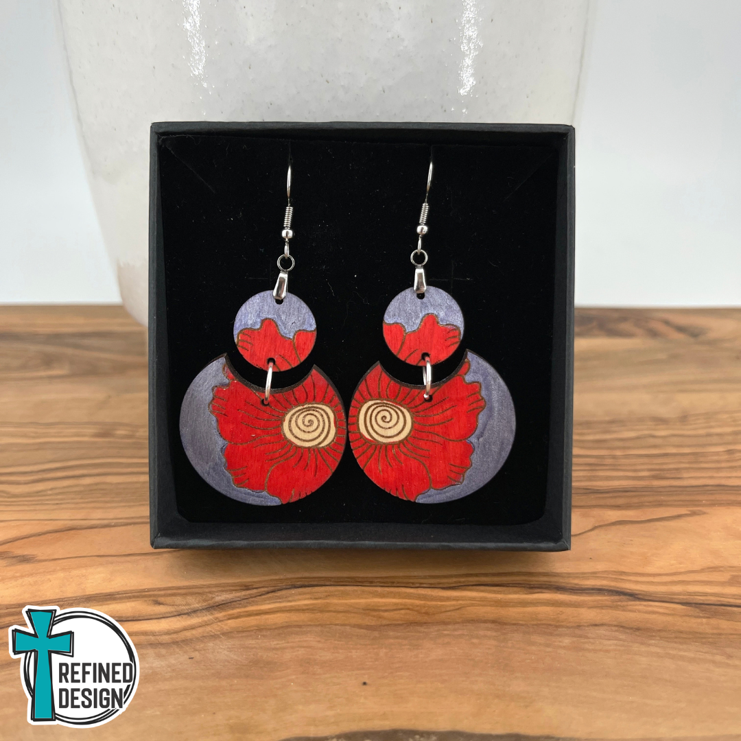 Crimson Reverie Earrings