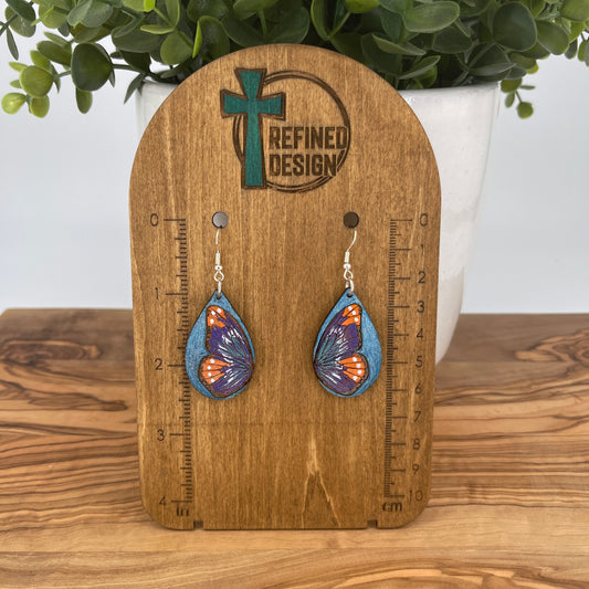 Blue Horizon Butterfly Earrings