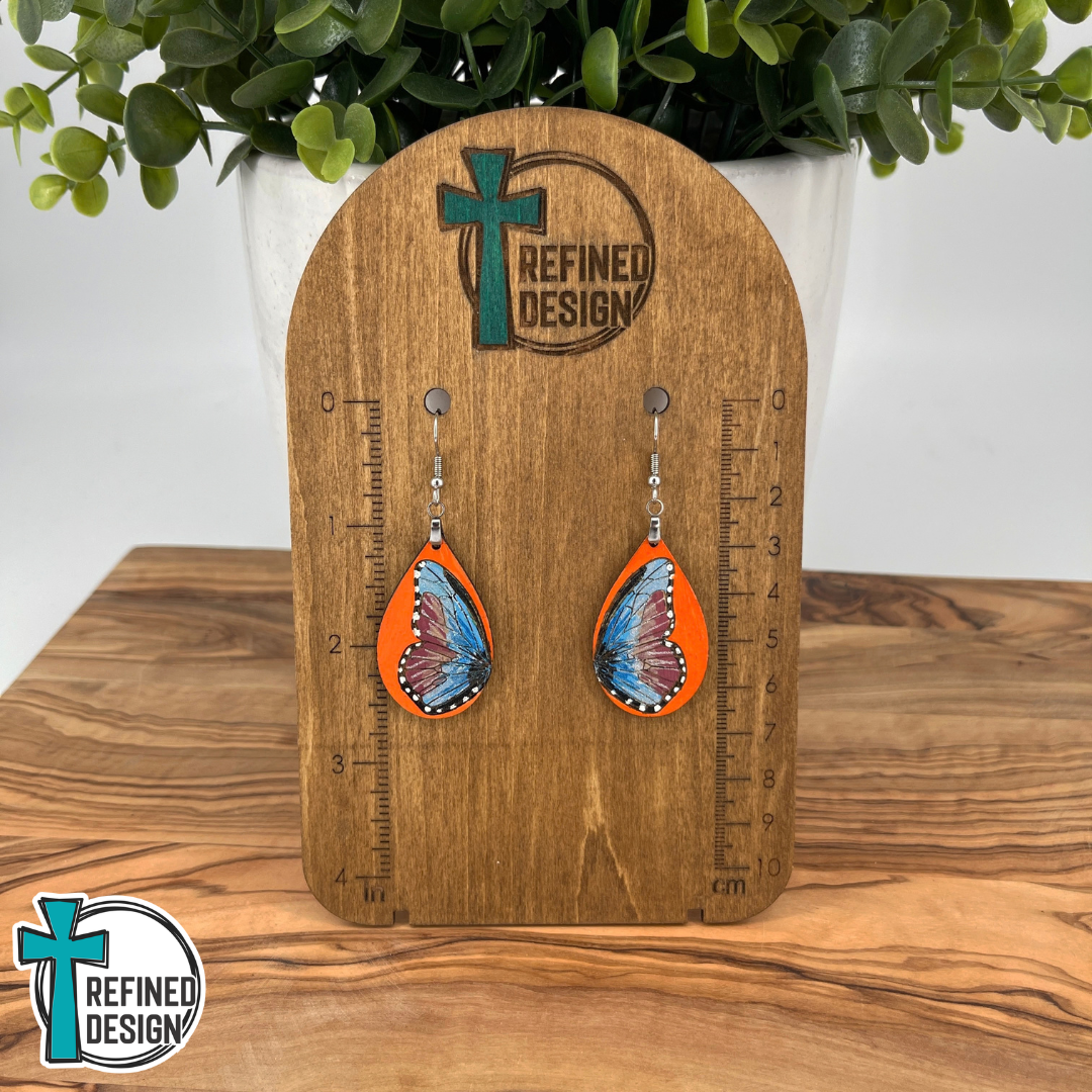 Sunset Flutter Butterfly Earrings