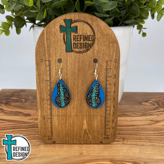 Sapphire Skies Butterfly Earrings