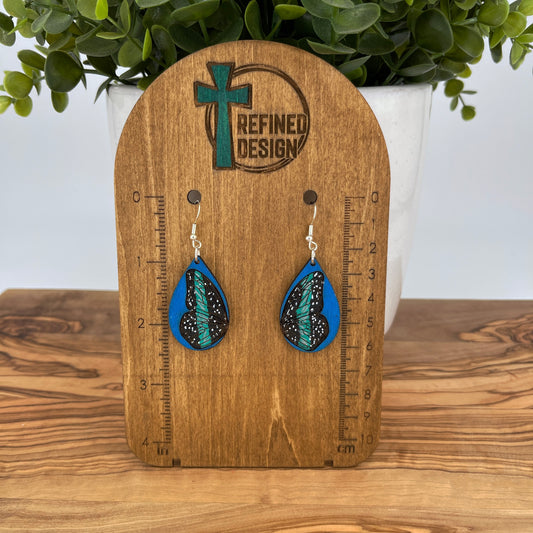 Sapphire Skies Butterfly Earrings