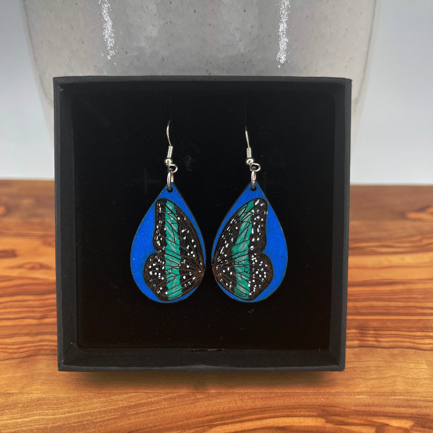 Sapphire Skies Butterfly Earrings