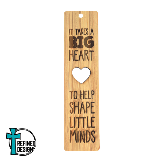 Little Minds, Big Heart Bookmark