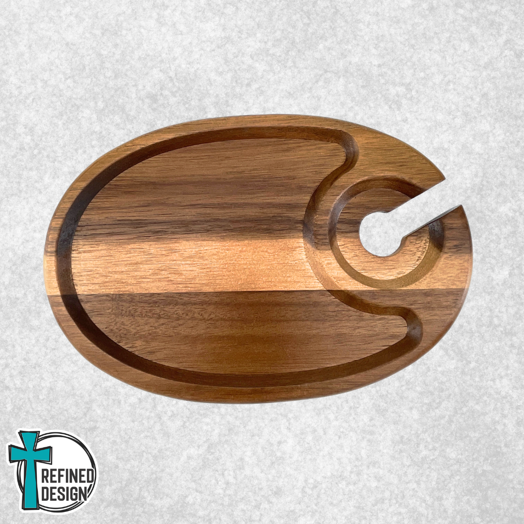 Simply Acacia Appetizer Tray