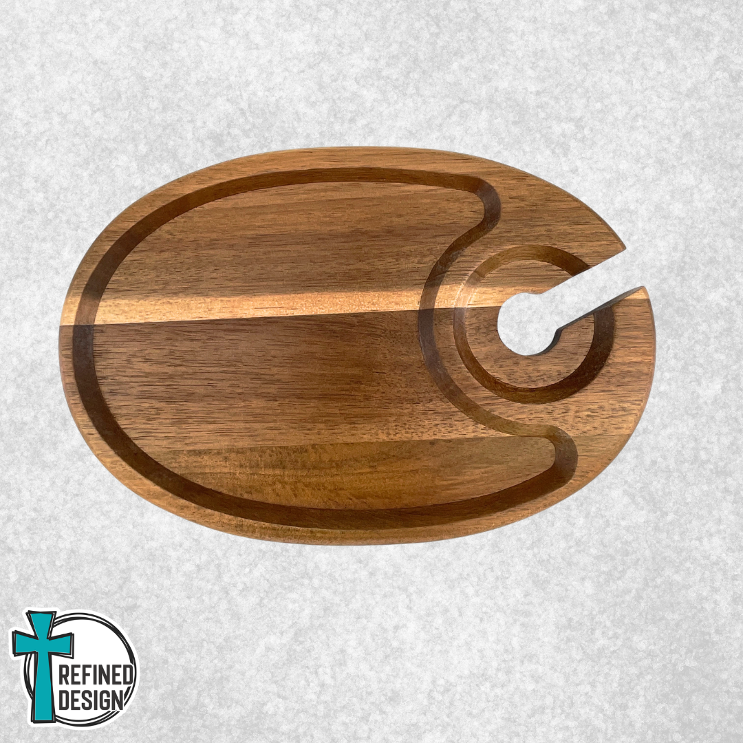 Simply Acacia Appetizer Tray