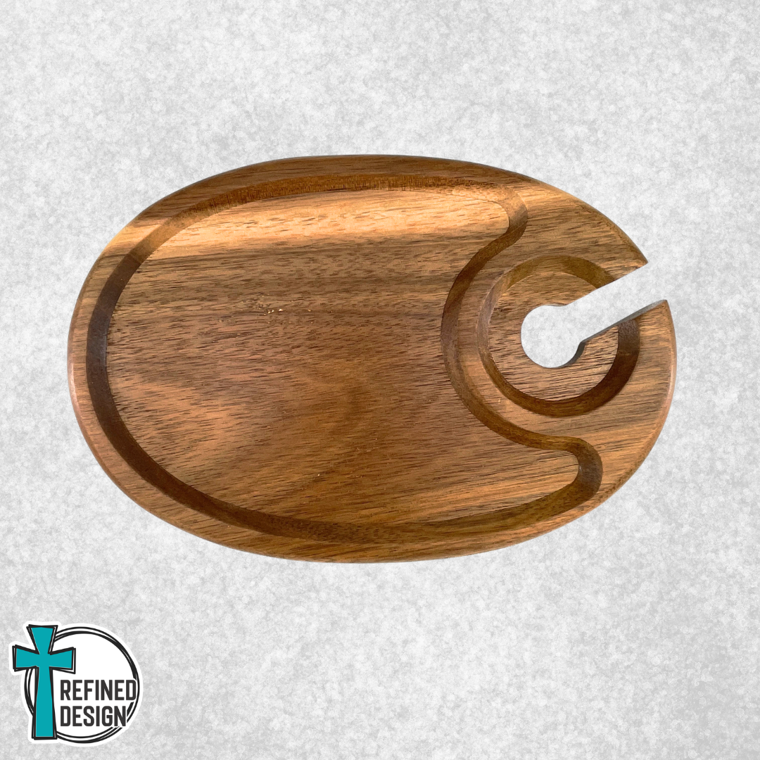 Simply Acacia Appetizer Tray