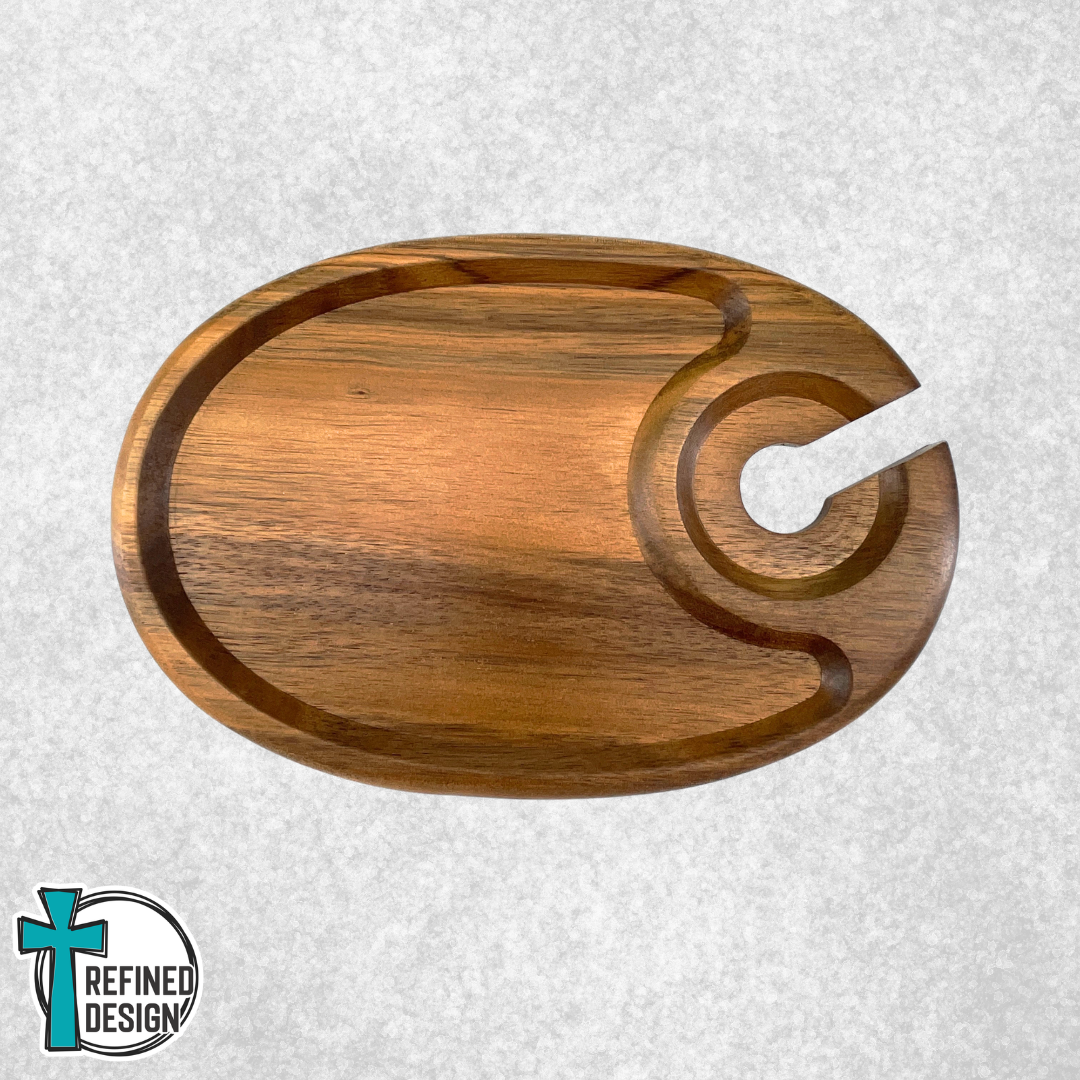 Simply Acacia Appetizer Tray