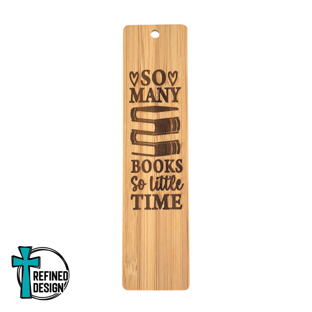 So Many Books Bookmark