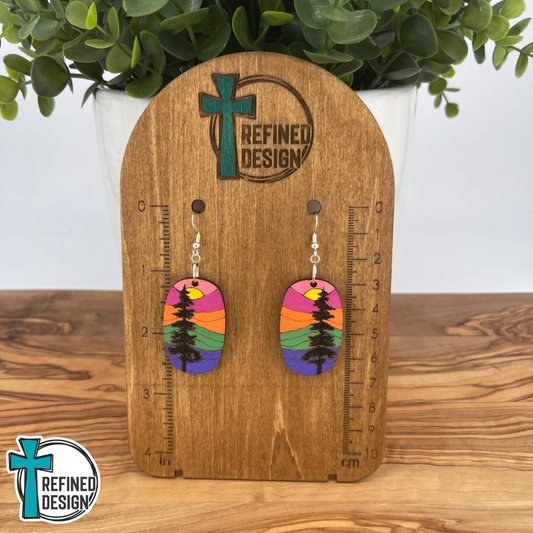 Mountain Meadow Sunset Earrings