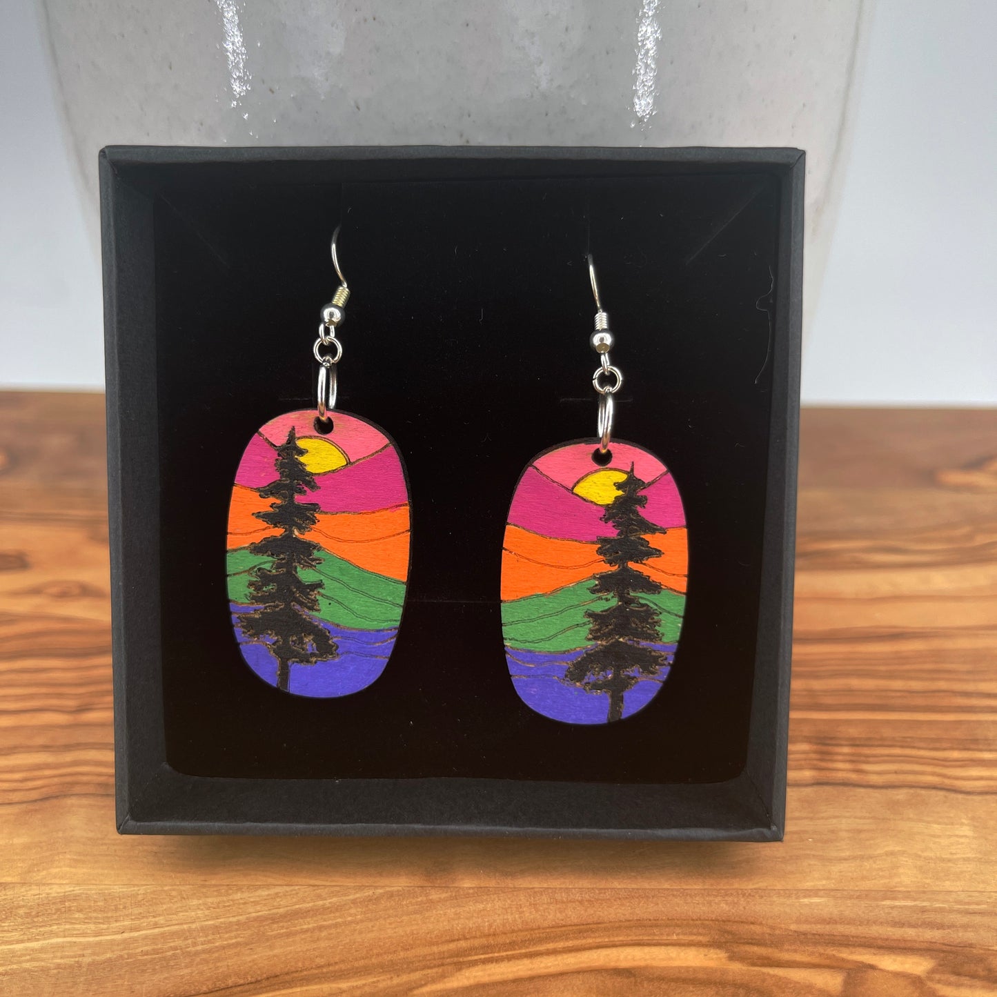 Mountain Meadow Sunset Earrings