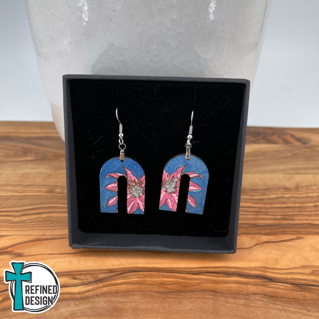 Midnight Blossom Earrings