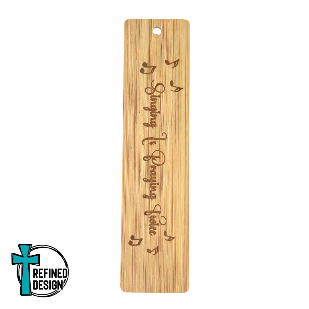 Singing is Praying Twice Bookmark
