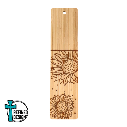 Golden Bloom Bookmark