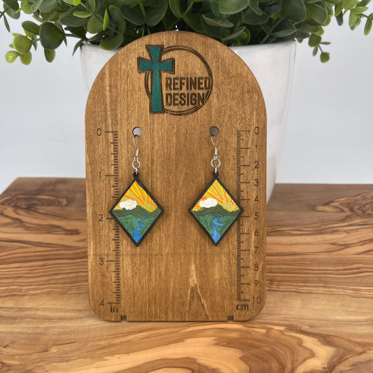 Rivers of Morning Light Earrings
