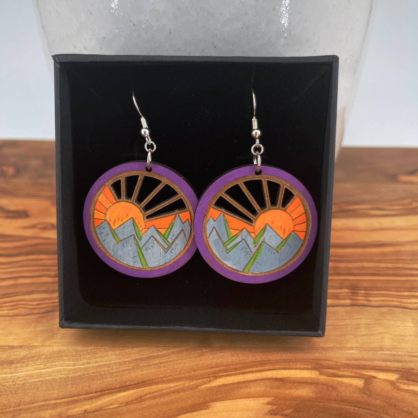Violet Horizon Earrings